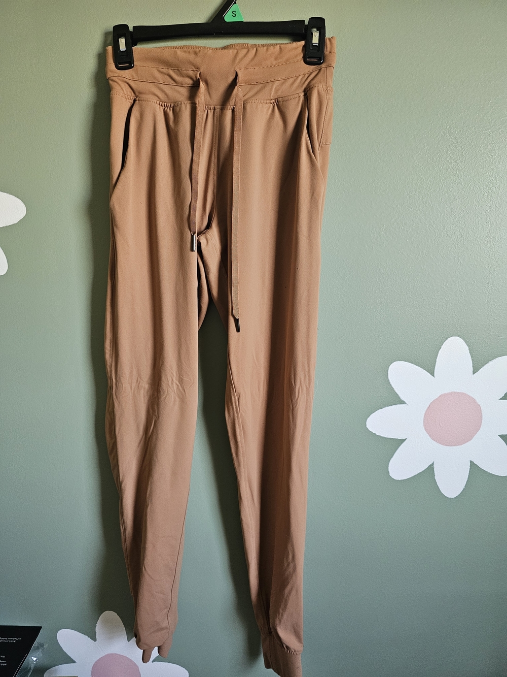 Zyia Tan Drawstring Jogger Pants